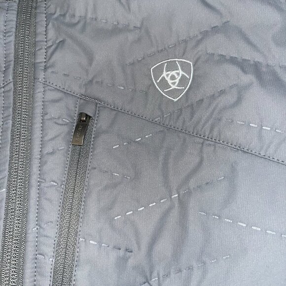 ARIAT Quilted Equestrian Western Insulated  Stable Jacket Technology Equipped -M - Picture 8 of 16